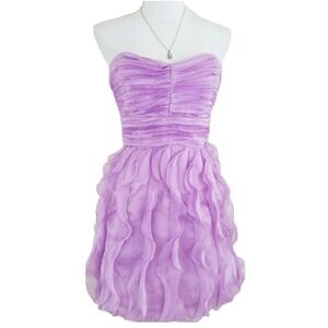 Max and Cleo~Size 8~Dusty Violet DANIELLE Formal Prom Ballon Dress NEW.